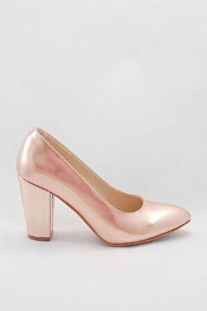 Kadın Moda Şık Rose Klasik Topuklu Ayakkabı Topuklu Düğün Nişan Gece Abiye Ayakkabı