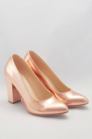 Kadın Moda Şık Rose Klasik Topuklu Ayakkabı Topuklu Düğün Nişan Gece Abiye Ayakkabı