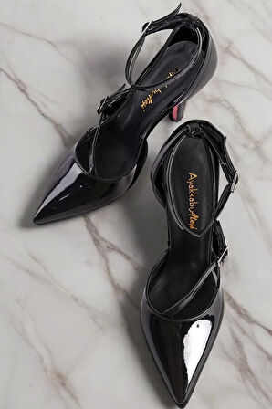 Şık Tasarım İnce Topuk Zarif Topuklu Ayakkabı Şık ve Zarif Abiye Ayakkabı