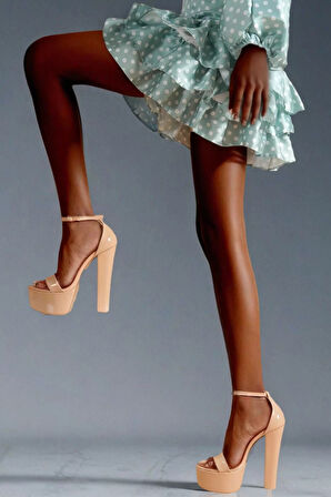 Şık Tasarım Yüksek Topuklu Ayakkabı Şık ve Zarif Abiye Ayakkabı