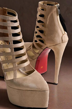 Kadın Elegant Ayakkabı Platform Topuklu Platform Ayakkabı Özel Tasarım Abiye Ayakkabı