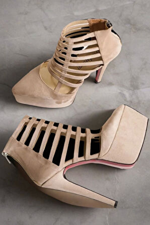 Kadın Elegant Ayakkabı Platform Topuklu Platform Ayakkabı Özel Tasarım Abiye Ayakkabı