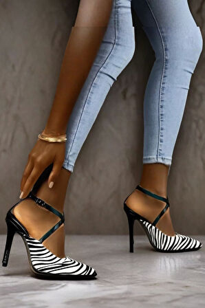 Kadın Elegant Ayakkabı İnce Topuklu Stiletto Ayakkabı Özel Tasarım Abiye Ayakkabı