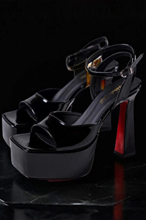 Kadın Elegant Ayakkabı Tasarım Platform Orta Topuk Ayakkabı Özel Tasarım Abiye Ayakkabı