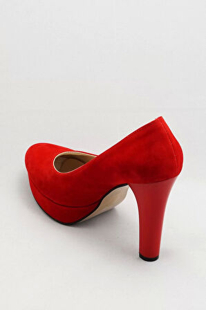 Kadın Moda Şık Kırmızı Klasik Topuklu Ayakkabı Topuklu Düğün Nişan Gece Abiye Ayakkabı
