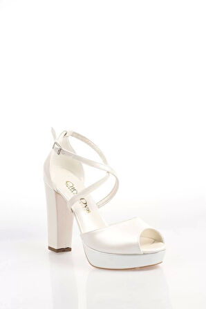 Kadın Moda Şık Sedef Inci Topuklu Zarif Tasarım Yüksek Topuk Düğün Nişan Gece Abiye Ayakkabı