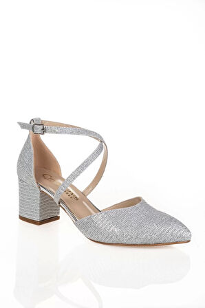 Kadın Moda Şık Sedef Mercan Topuklu Klasik Ayakkabı Topuklu Düğün Nişan Gece Abiye Ayakkabı