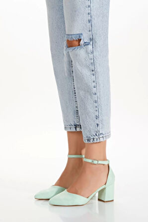 Kadın Moda Şık Klasik Kısa Düğün Nişan Gece Abiye Ayakkabı