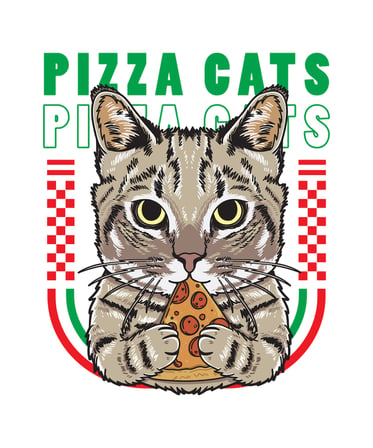 Kadın Oversize Kedi Pizza Baskılı Kısa Kollu Rahat Kesim Grafik Tişört Günlük Giyim Modern Şık Zarif