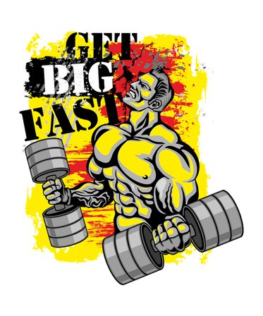 Erkek Vücut Geliştirme Motivasyon Baskılı Tişört Dinamik Spor Tasarımı Rahat Kesim Günlük Modern