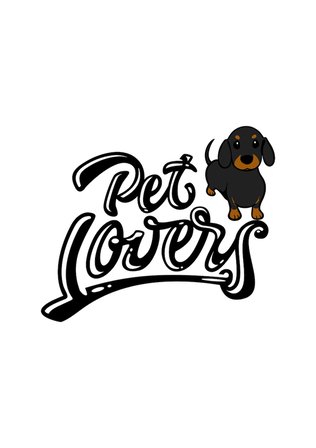 Pet Lovers - Hayvan Tutkusu Baskılı Erkek Tişört