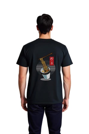 Ramen Severlerin Kulübü Baskılı Erkek Tişört
