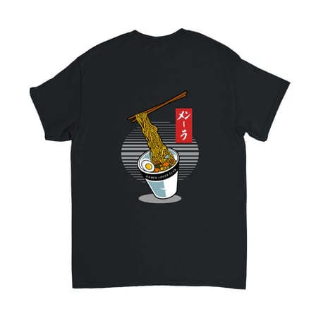 Ramen Severlerin Kulübü Baskılı Erkek Tişört