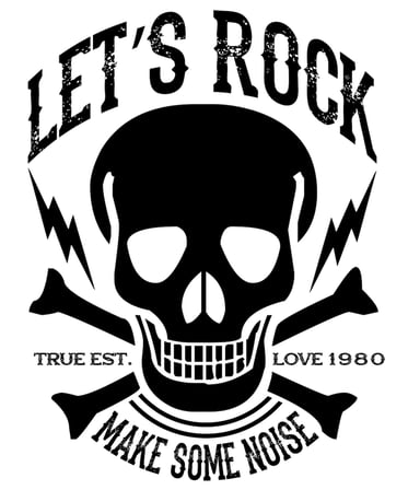 Erkek Oversize Kısa Kollu Tişört %100 Pamuk Rock Müzik Baskılı Kafatası Desen Rahat Kesim Günlük