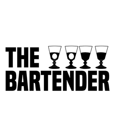Kadın Oversize Tişört Bartender Baskılı Kısa Kol Yuvarlak Yaka Günlük Rahat Kesim Modern Şık Zarif