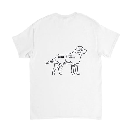 Erkek Günlük Tişört Köpek Baskılı Komik Desen Konforlu Rahat Kesim Kısa Kollu Yuvarlak Yaka Modern