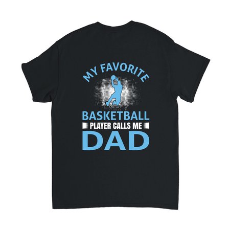Erkek Basketbol Baskılı Tişört Favori Oyuncum Beni Baba Diyor Konforlu Günlük Kesim Rahat Modern