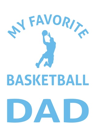 Erkek Basketbol Baskılı Tişört Favori Oyuncum Beni Baba Diyor Konforlu Günlük Kesim Rahat Modern
