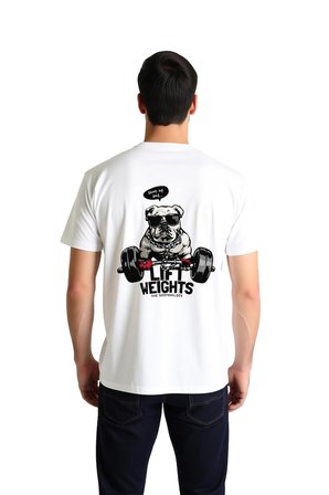 Erkek Halter Kaldırma Baskılı Grafik Tişört Vücut Geliştirme Spor Motivasyon Antrenman Mesajlı Rahat