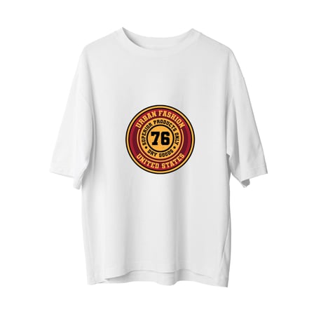 Erkek Oversize Grafik Baskılı Tişört %100 Pamuk Crew Neck Kısa Kol Rahat Kesim Modern Şehir Tarzı