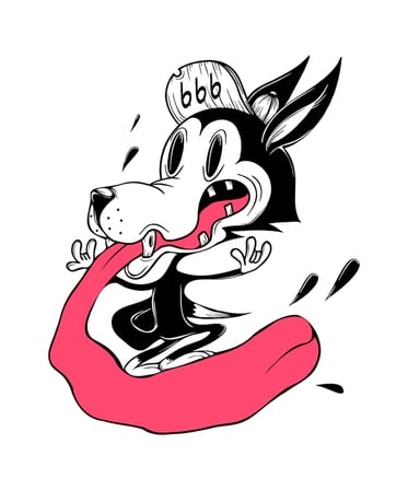 Erkek Karikatür Köpek Baskılı Kısa Kollu Tişört %100 Pamuk Rahat Kesim Günlük Giyim Modern Şık Zarif