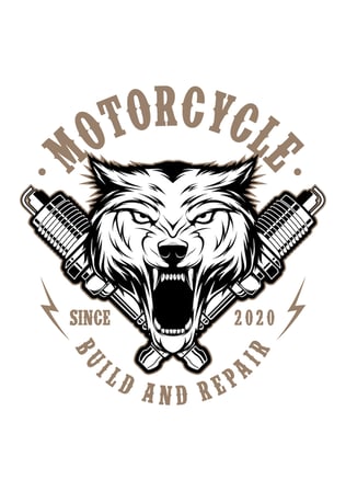 Motosiklet 2020 Tamir Tasarımı Baskılı Erkek Tişört