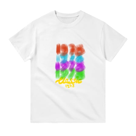 Klasik 1978 Retro Nostalji Baskılı Erkek Tişört