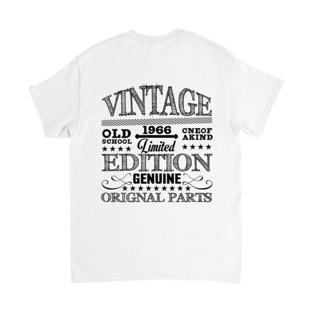 Erkek Vintage Limited Edition Baskılı Tişört Nostaljik Retro Tasarım Orijinal Parçalar Günlük Rahat