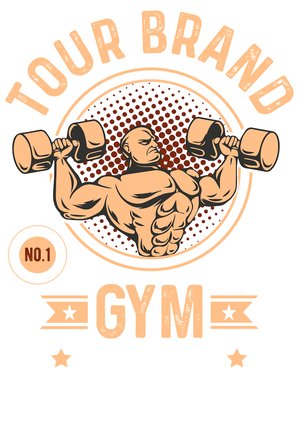 Erkek Vücut Geliştirme Baskılı Tişört Tour Brand Gym Extreme Strength Antrenman Spor Tee Günlük
