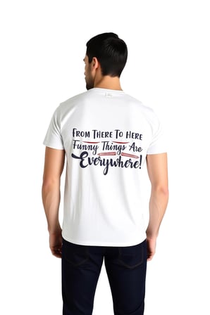 Erkek Baskılı Tişört Komik Yazı Desenli Retro Stil Günlük Giyim Rahat Kesim Konforlu Modern Şık