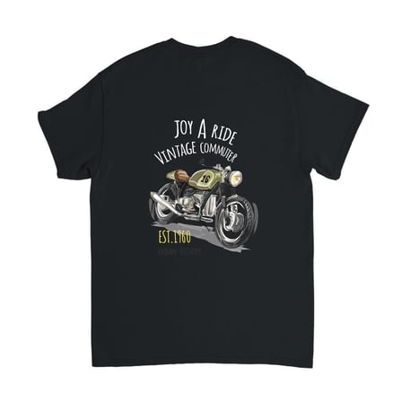Erkek Motosiklet Baskılı Tişört Vintage Şehir Kültürü Grafik Rahat Kesim Günlük Modern Şık Konforlu