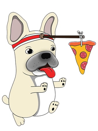 Erkek Çocuk Baskılı Kısa Kollu Tişört Pizza Köpeği Karakterli Eğlenceli Tasarım Rahat Kesim Günlük