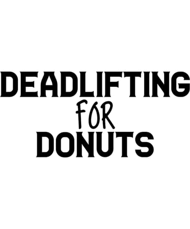 Erkek Spor Mizah Baskılı Tişört Halter Donut Temalı Rahat Kesim Kısa Kol Yuvarlak Yaka Günlük Modern