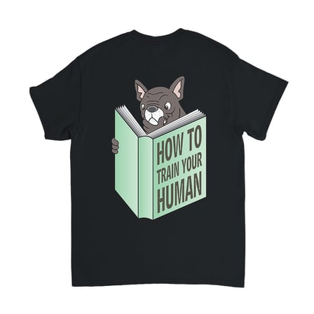 Erkek Grafik Baskılı Mizah Tişört Köpek Kitap Deseni Rahat Kesim Günlük Giyim Modern Şık Konforlu