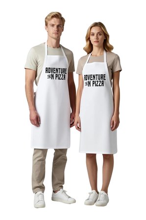 Unisex Mutfak Önlüğü Pizza Temalı Grafik Baskılı Retro Tasarım Aşçı Rahat Günlük Modern Şık Konforlu