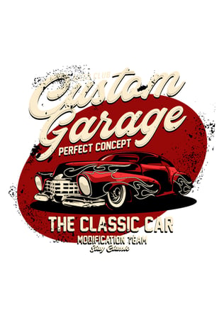 Erkek Oversize Tişört Custom Garage Baskılı Klasik Araba Modifikasyon Temalı Rahat Kesim Günlük