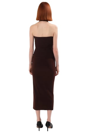 Kadınlara Özel Aksesuar Detaylı Bodycon Maxi Elbise Gece Şıklığınızı Tamamlar İddialı Bir Seçim