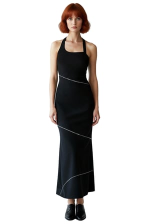 Kadın Vücudu Saran Bodycon Midi Elbise Kalın Askılı Kare Yaka Taş Detaylı Şık Gece Kokteyl