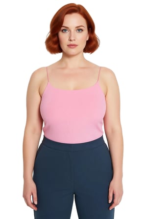 Kadın Kahverengi Kare Yaka İnce Askılı Fitted Kaşkorse Bluz Günlük Kullanım İçin Şık ve Rahat Kesim