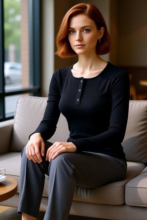 Kadın Fitted Vücuda Oturan Esnek Örme Bluz Havuz Yaka Standart Kol Çıtçıt Detaylı Kışlık Casual