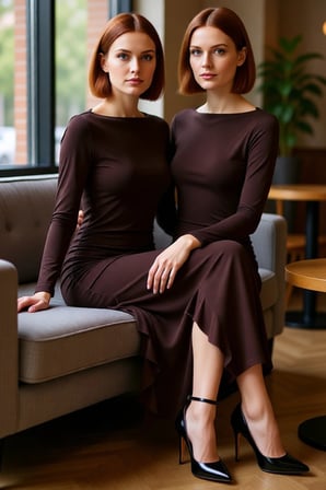 Kadın Bodycon Kayık Yaka Eteği Fırfırlı Uzun Kollu Maxi Boy Örme Elbise Şık Ve Zarif Görünüm