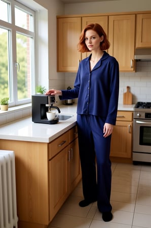 Kadın Füme Dokulu Fitilli Gömlek Yaka Pijama Takımı Fonksiyonel Dayanıklı Kaliteli Estetik