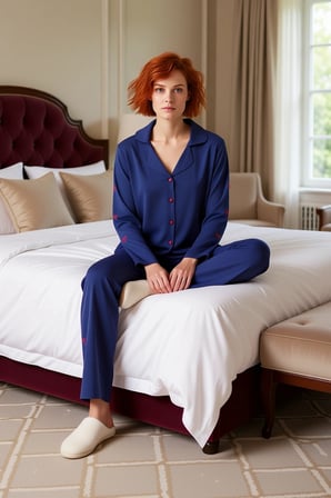 Kadın Kurdele Nakışlı Gömlek Pantolon Pijama Takımı Fonksiyonel Dayanıklı Kaliteli Estetik