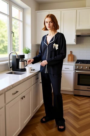 Kadın Viskoz Dokuma Gömlek Ve Pantolon Pijama Takımı Fonksiyonel Dayanıklı Kaliteli Modern