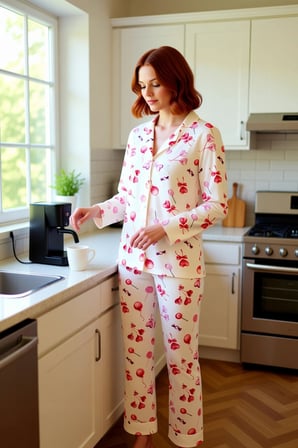 Kadın Kalp Desenli Pijama Takımı Fonksiyonel Dayanıklı Kaliteli Konforlu Estetik Premium Şık