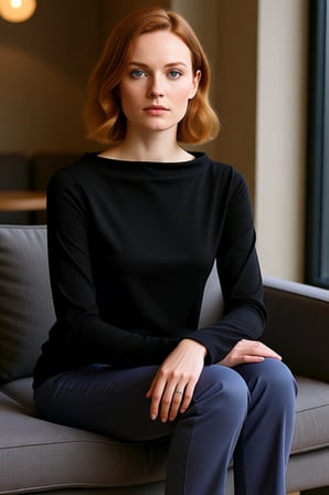 Kadın Gri Regular Kalıp İspanyol Kol Esnek Örme Bluz Casual Günlük Kullanım İçin Sandy Dokuma