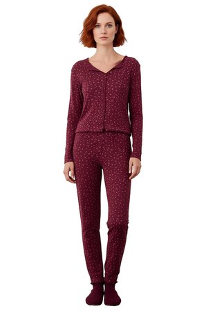 Kadın Çiçekli Fitilli Pijama Takımı Fonksiyonel Dayanıklı Kaliteli Konforlu Estetik Modern