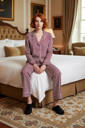 Kadın Çizgili Gömlek Pijama Takımı Fonksiyonel Dayanıklı Kaliteli Konforlu Estetik Premium