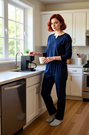 Kadın V Yaka Kaşkorse Pijama Takımı Fonksiyonel Dayanıklı Kaliteli Konforlu Estetik Modern
