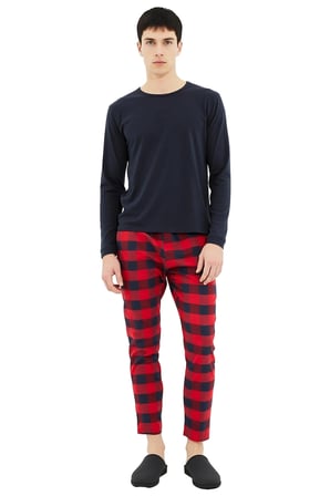 Erkek Ekose Desenli Flanel Pijama Takımı Fonksiyonel Dayanıklı Kaliteli Konforlu Estetik Şık